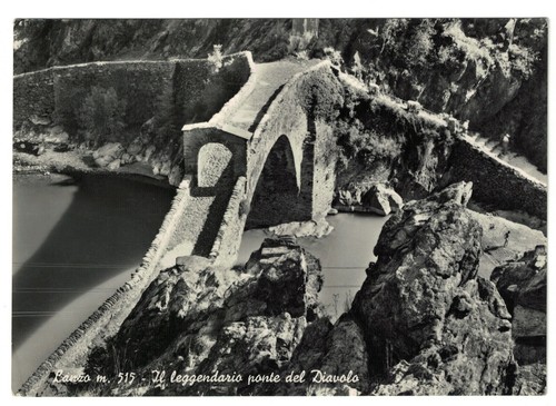 Cartolina lanzo ponte del - cartolina,
