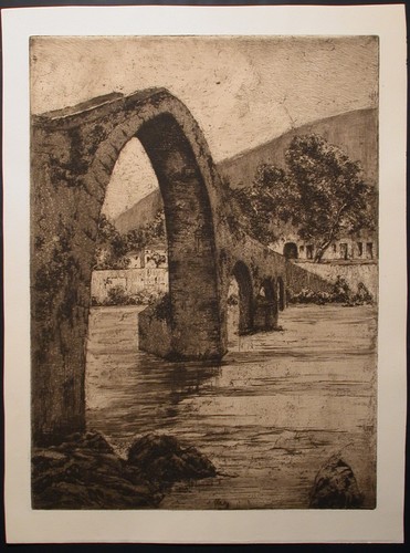 Ponte del diavolo acquaforte - -,