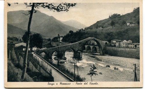 1938 borgo mozzano ponte - a,