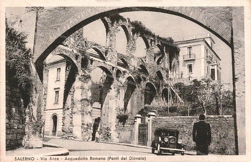 Aq672 cartolina salerno - cartolina,