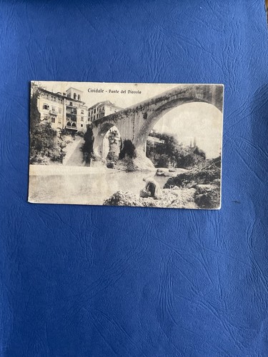 Cartolina cividale ponte del - cividale,
