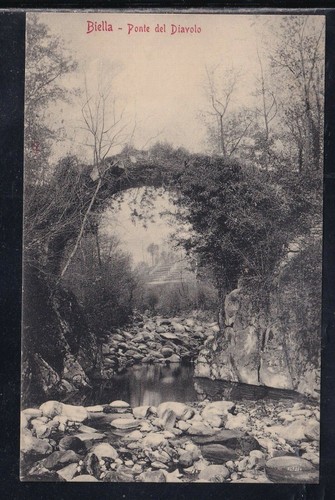 Cartolina biella ponte - ponte, del