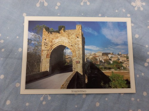 Cartolina tolentino macerata - tolentino,