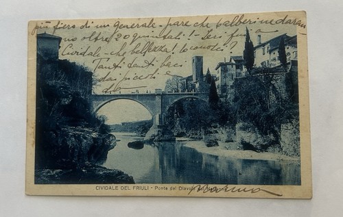 Cartolina cividale del - cividale,