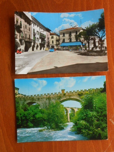 Dronero cartoline piazza - cartoline,